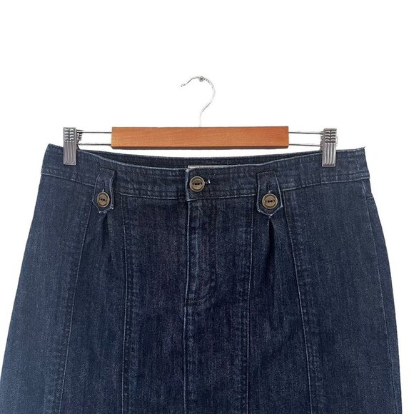 Anthropologie Pilcro And The Letterpress Denim Button Down Skirt Women’s Size 29 - Picture 3 of 12
